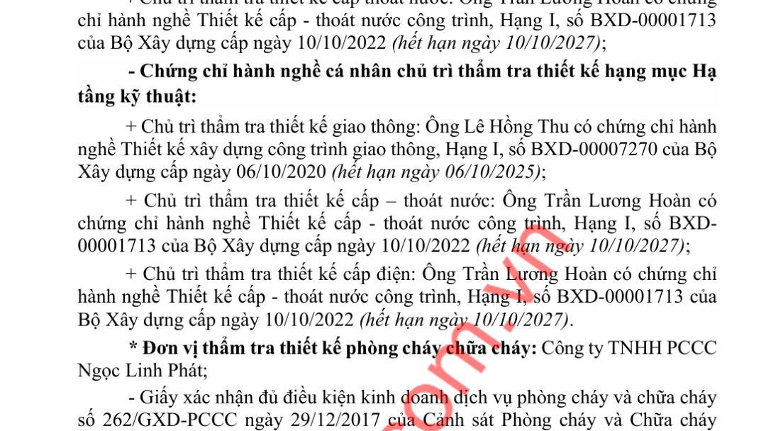 Văn bản thông báo đủ điều kiện phê duyệt và triển khai dự án The Win City