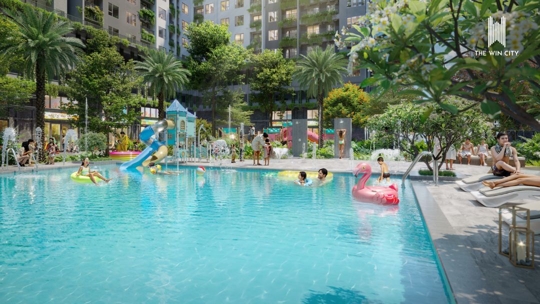 Hồ bơi đạt chuẩn Olympic tại The Win City