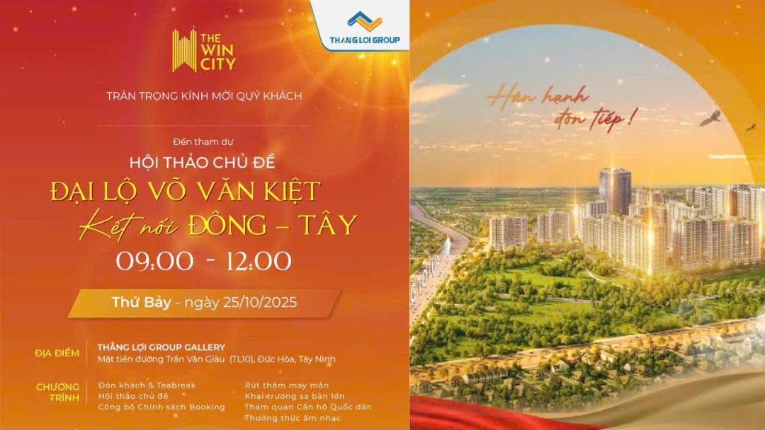 Hội Thảo The Win City (25/10): Khám phá tiềm năng Đại lộ Võ Văn Kiệt