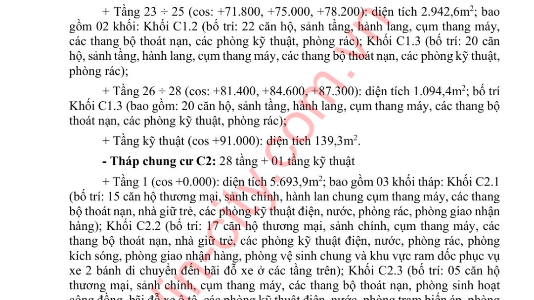 Thiết kế Phòng Cháy Chữa Cháy của The Win City được thẩm định chính thức