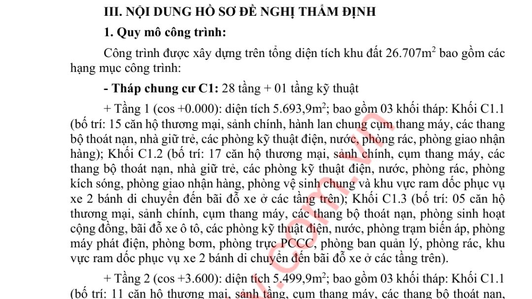 Trích dẫn các quy định pháp luật trong văn bản PCCC The Win City