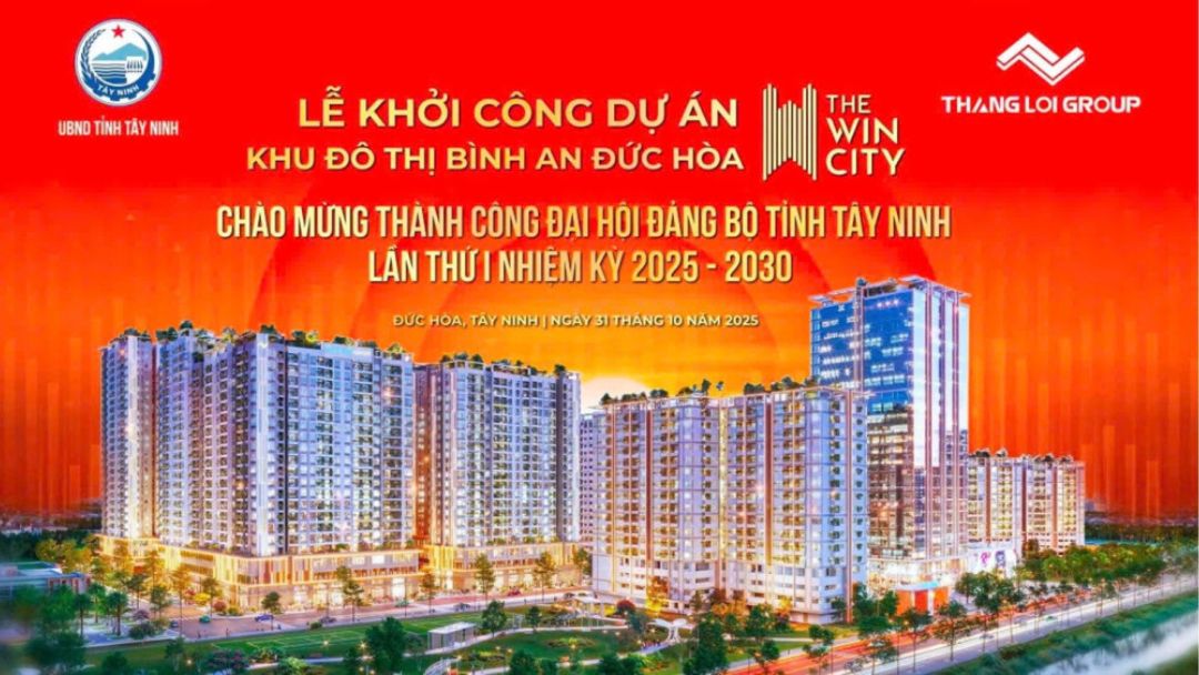 Hình ảnh thông báo Lễ Khởi Công The Win City vào ngày 31/10/2025
