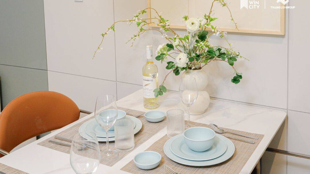 Phối cảnh tổng thể không gian mở căn hộ 1PN+ The Win City