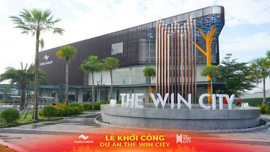 Hình ảnh khu vực sự kiện The Win City được trang hoàng lộng lẫy