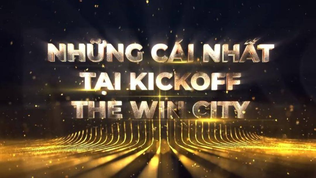 Hình ảnh sự kiện Kickoff The Win City với hàng ngàn chuyên viên kinh doanh