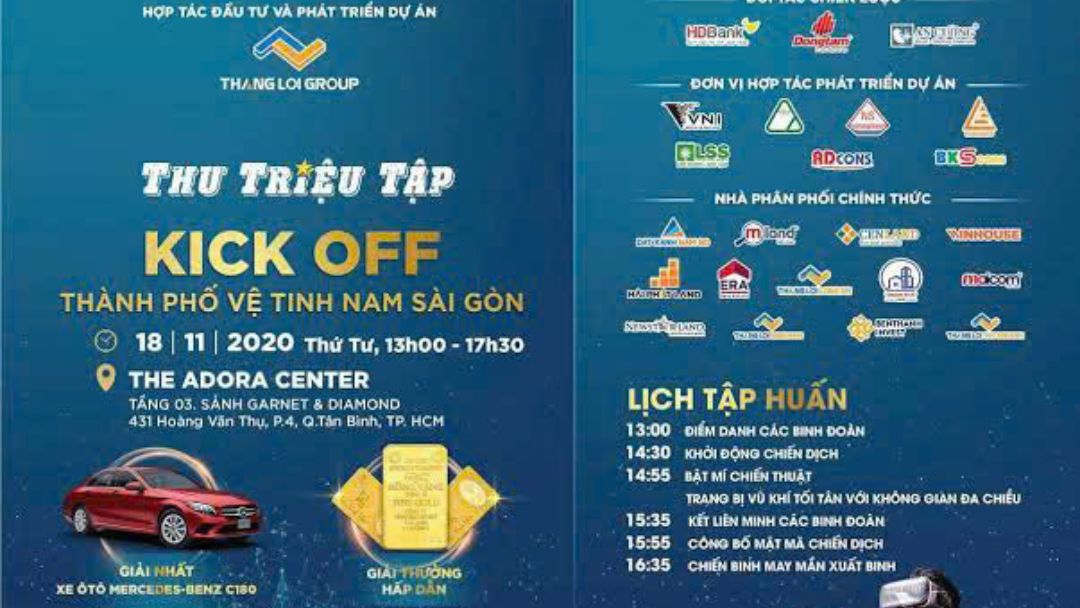 Hình ảnh sự kiện Kick-off The Sol City ngày 18/11/2020, cột mốc lịch sử của Thắng Lợi Group