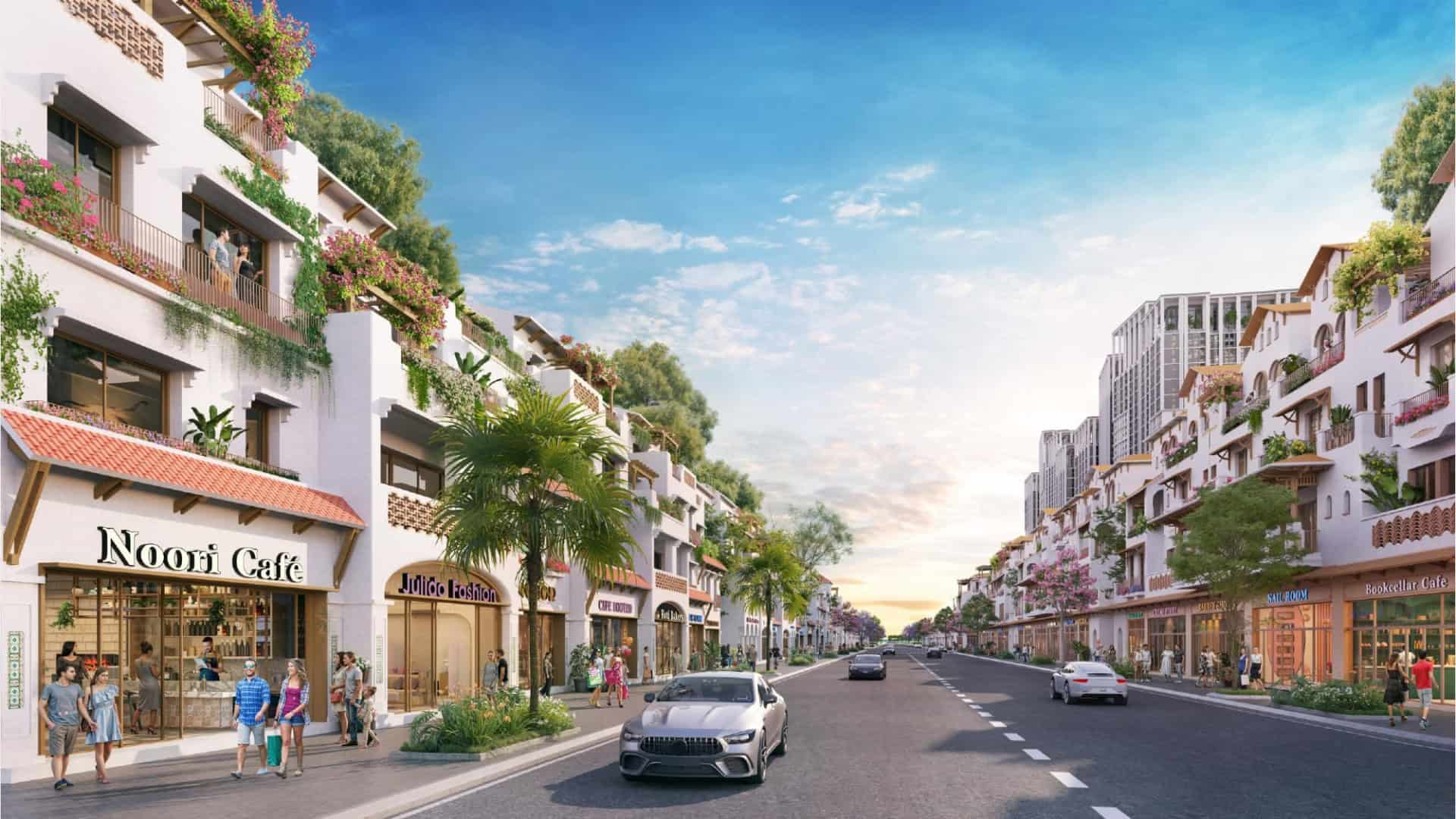 Mẫu Nhà phố Casa Townhouse Blanca City.
