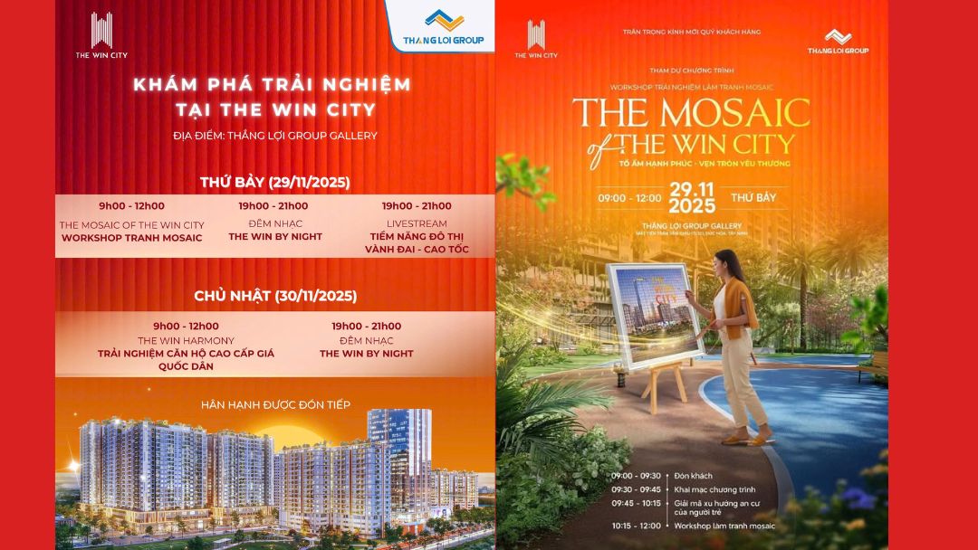 Workshop làm tranh Mosaic 'The Mosaic of The Win City'