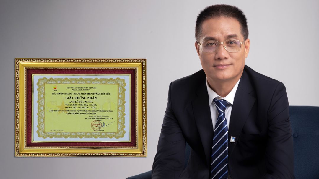 Chủ tịch Lê Đức Nghĩa của Gỗ An Cường cam kết chất lượng vật liệu cho dự án The Win City
